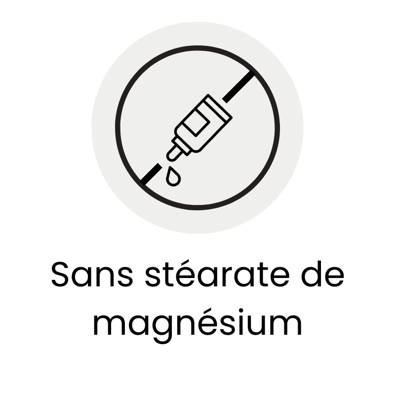 Sans stéreate de magnésium