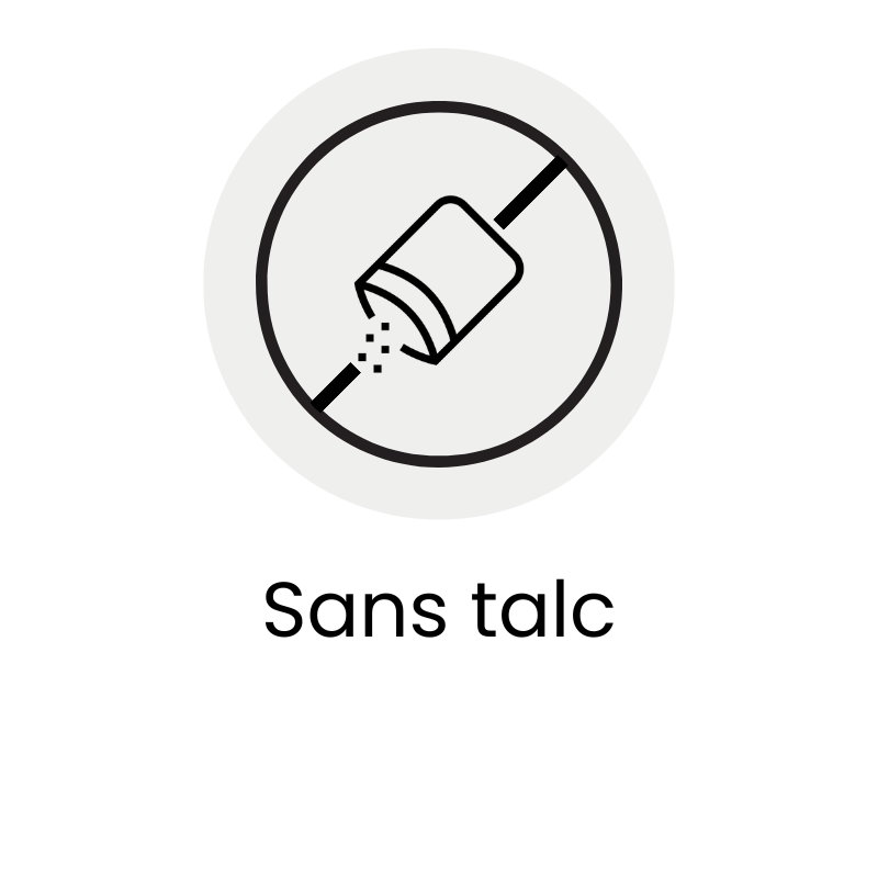 Sans talc