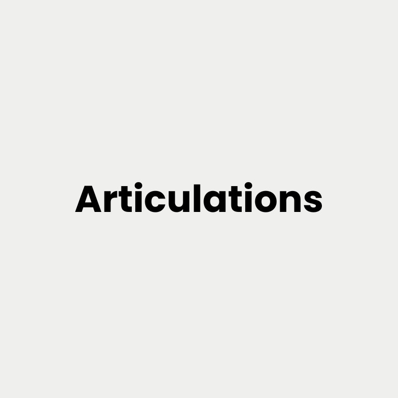 articulations