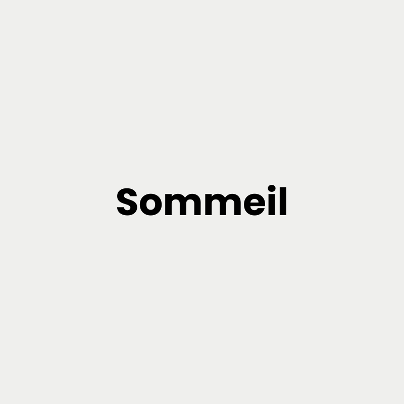sommeil
