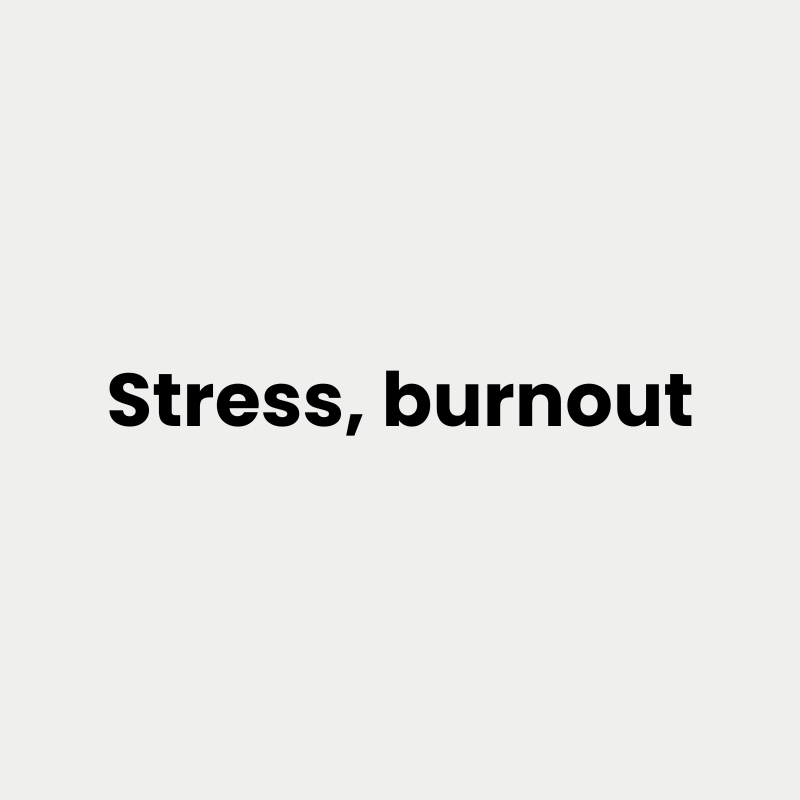 stress burnout