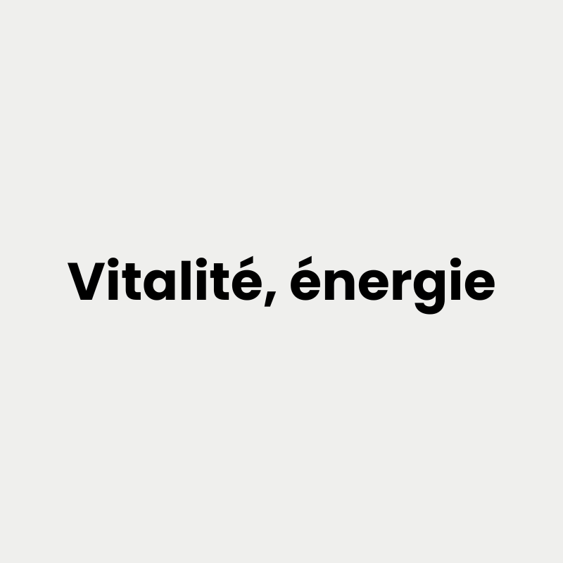 vitalité énergie
